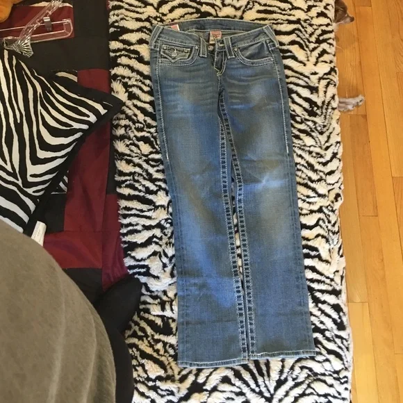 TRUE RELIGION CRYSTAL BOOTCUT JEANS
